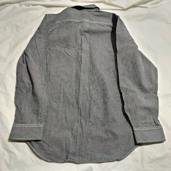 Old Navy Shirt Mens Size L Blue Check Long Sleeve Button Cotton - Picture 5 of 6